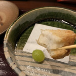 鳥田中 - 揚げ海老芋と銀杏