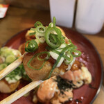 タコとハイボール - ねぎマヨ(アップ)♪