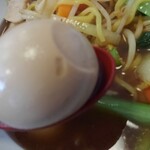 麺カフェ ひまわり - とろとろ味玉