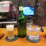 うなぎ屋酒坊・画荘 越後屋 - 乾杯のお酒