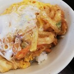 山田うどん食堂 - ミニかき揚げ丼