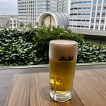 kokusangyuuyakinikukuidon - ランチ生ビール　380円