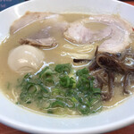 らーめん・油そば 笑びす - 限定 濃厚豚骨〜笑びす流博多ラーメン〜　アップ