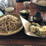 Sobadokoro Yokotei - 野菜天ざる大盛り