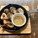 blanc cotta - ダッチオーブンで焼いたお野菜(バーニャカウダー)(600円)