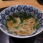 銀座みやま - 五島うどん　アゴだし