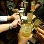 焼肉本舗 - まずはカンパ～～イ♪