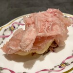 三和 - パルマ産ガローニ社 24ヶ月熟成 生ハムとニョッコ・フリット