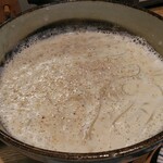 そば割烹 よいん - 胡麻が香る豆乳蕎麦　