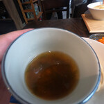 東京MEAT酒場 - アオサのスープ
