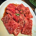 美勝 - カルビ バラ×2 @1,045