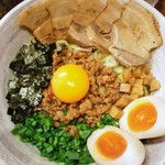 麺や マルショウ - 台湾カレーまぜそば(2012/11)