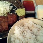 牛カツ大＋トロロ