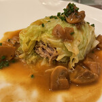 サラマンジェ ド ヨシノ - ポルチーニとマッシュルームのソース