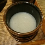 石挽き十割蕎麦 玄盛 - 蕎麦湯は濃厚