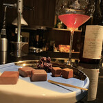 L'Atelier Izumi - オレンジワイン　ピノグリ&チョコレート