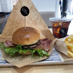 BlackPool Hamburger Cafe - ベーコンBPLバーガー・セット