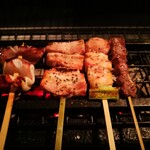 串山串蔵 - 焼けてきた～。(^^)