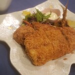地魚と自然薯料理 海山  - 鯵フライ!胃もたれせず、大きく多分日本一!