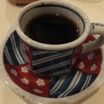 料理茶屋しまもと - コーヒーカップも小ぶりで，食後にちょうどいい量でした