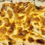 鹿肉のラグーと茸のペンネグラタン（1200円）