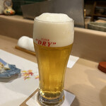 うを徳 - 生ビールジョッキ　880円