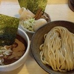 麺屋 たけ井 - 『つけ麺（小）』８００円に全部のせトッピング～♪(^o^)丿