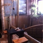 いけ活かに 竹林茶屋 - 休憩室です。