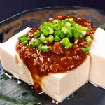 Tofu with plenty of meat and miso