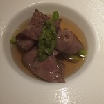 イタリア料理 スペランツァ - 牛すね肉のコンフィ　コンソメスープ仕立て