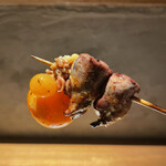 炭焼 おかげさん - 提灯ハツ元