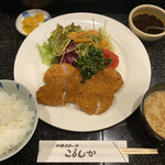 和風ステーキ こるしか - 味噌ヒレカツ定食1980円