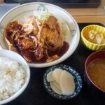 食堂 鈴之介 - 豚の生姜焼き定食 880円