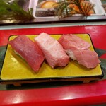 立喰 さくら寿司 - 本マグロ三貫‼️