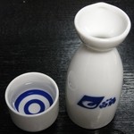 椅子のある立ち呑み つるつるいっぱい - この日は日本酒で　※2012年12月