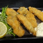 椅子のある立ち呑み つるつるいっぱい - カキフライ　※2012年12月