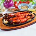 Charcoal-grilled tandoori prawns (2P)