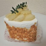 ポルカドット - ラフランスのショートケーキ￥464