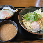 増味屋 - みそつけ麺セット(目玉焼チャーハン付)1150円、