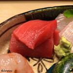 御料理 寺沢 - 戸井産の天然本鮪 中ﾄﾛ