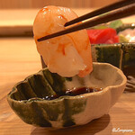 御料理 寺沢 - 北海道産のボタン海老