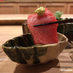 御料理 寺沢 - 本鮪に天城産の本山葵