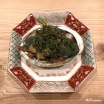 御料理 寺沢 - 鮑の磯辺焼