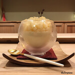 御料理 寺沢 - ﾘﾝｺﾞと梨 ﾌﾞﾙｰﾁｰｽﾞのﾌﾞﾗﾝﾏﾝｼﾞｪ