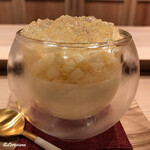 御料理 寺沢 - ﾘﾝｺﾞと梨 ﾌﾞﾙｰﾁｰｽﾞのﾌﾞﾗﾝﾏﾝｼﾞｪ