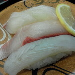 ジャンボおしどり寿司 - 白身魚三昧