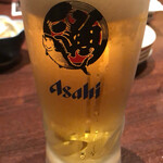 三代目網元 魚鮮水産 - 母親が飲んだビール