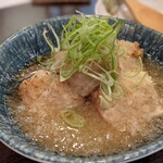 旬魚菜 しら川 - たけのこ芋の揚げ出汁