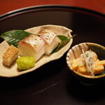 虎屋 壺中庵 - カマスの寿司