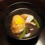 虎屋 壺中庵 - 蓮根餅の椀
